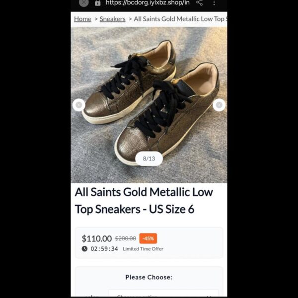 Кроссовки ALLSAINTS