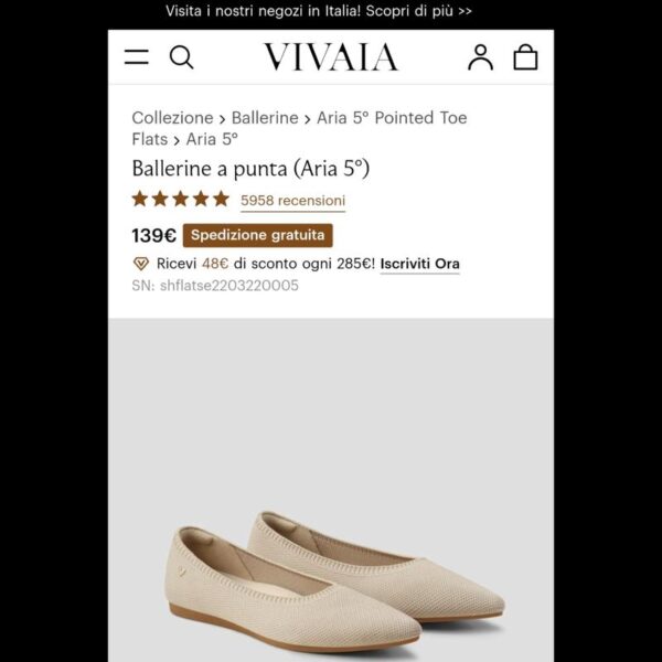 2298405403 Балетки VIVAIA