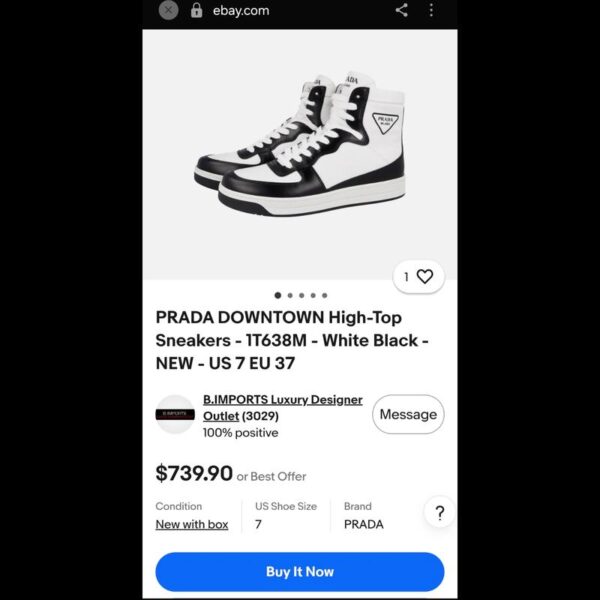 2310700590 Кроссовки PRADA