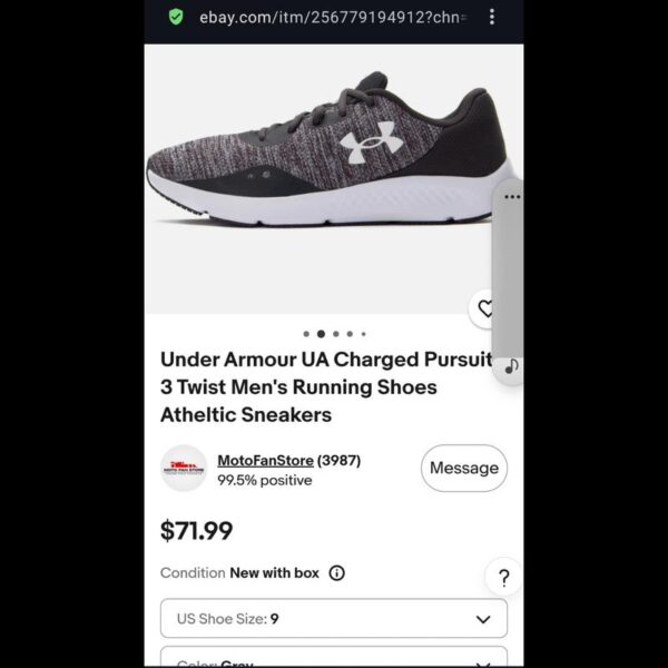 Кроссовки UNDER ARMOUR