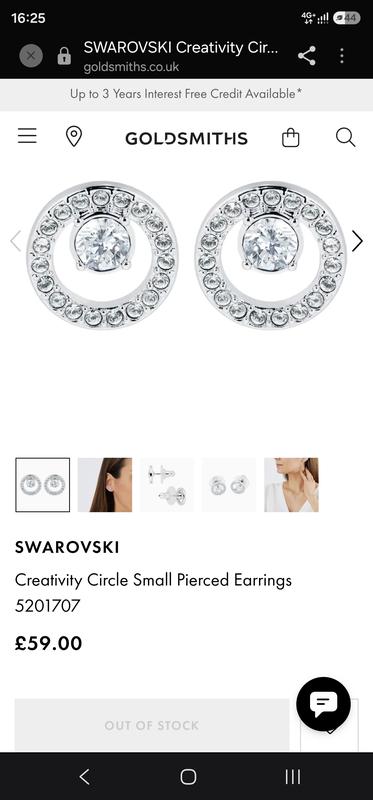 Серьги Swarovski