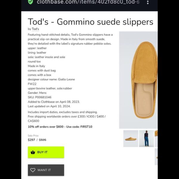 Мокасины TOD'S